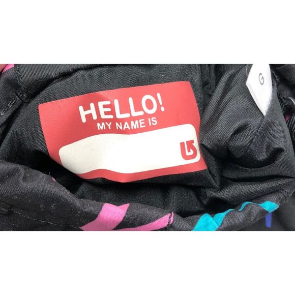 BURTON Snowboard Ski Snow Gloves Kids Profile Multicolor Youth Large Retro Look - Picture 3 of 5